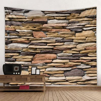 Vintage machen alte Stein Rock Wand gedruckt Wandteppich Wandbehang Natur Landschaft Wandteppich für Schlafzimmer Wohnzimmer Dekor