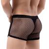 Sexy Mesh Transparent Boxers for Men Underwear High Quality Underpants U Convex Pouch Men Boxer Shorts