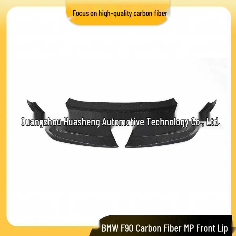 BMW F90 M5 Carbon Fiber Front Lip Spoiler