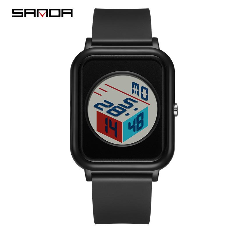 Sanda Luminous Waterproof Multi-function Sports Watch for Youth