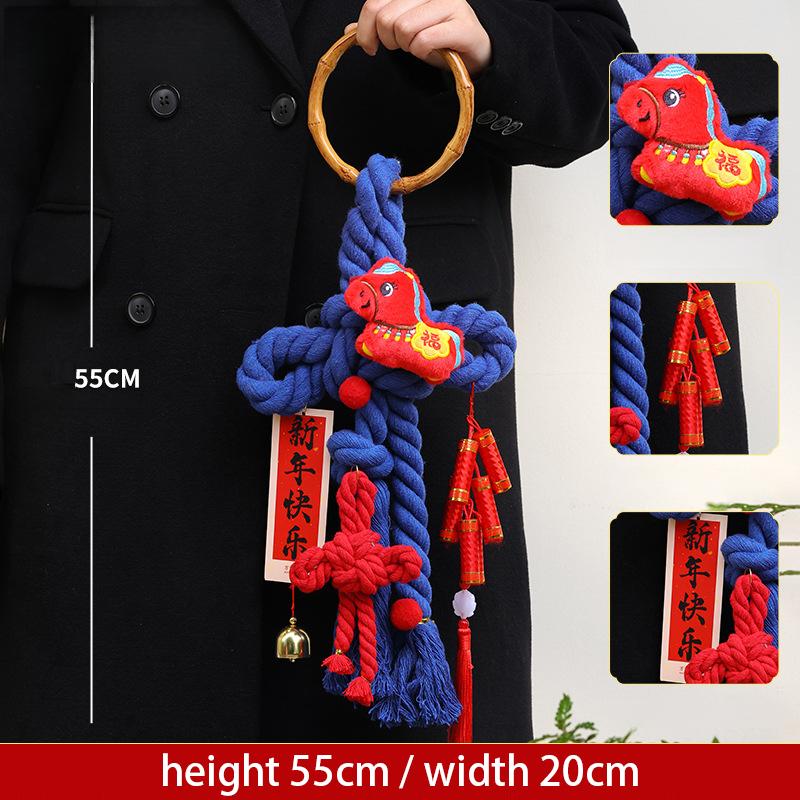 Chinese New Year Hanging Pendant Door Wall Feng Shui Ornaments Spring Festival Decor Hanging Knot Tassel Pendant Diy Material