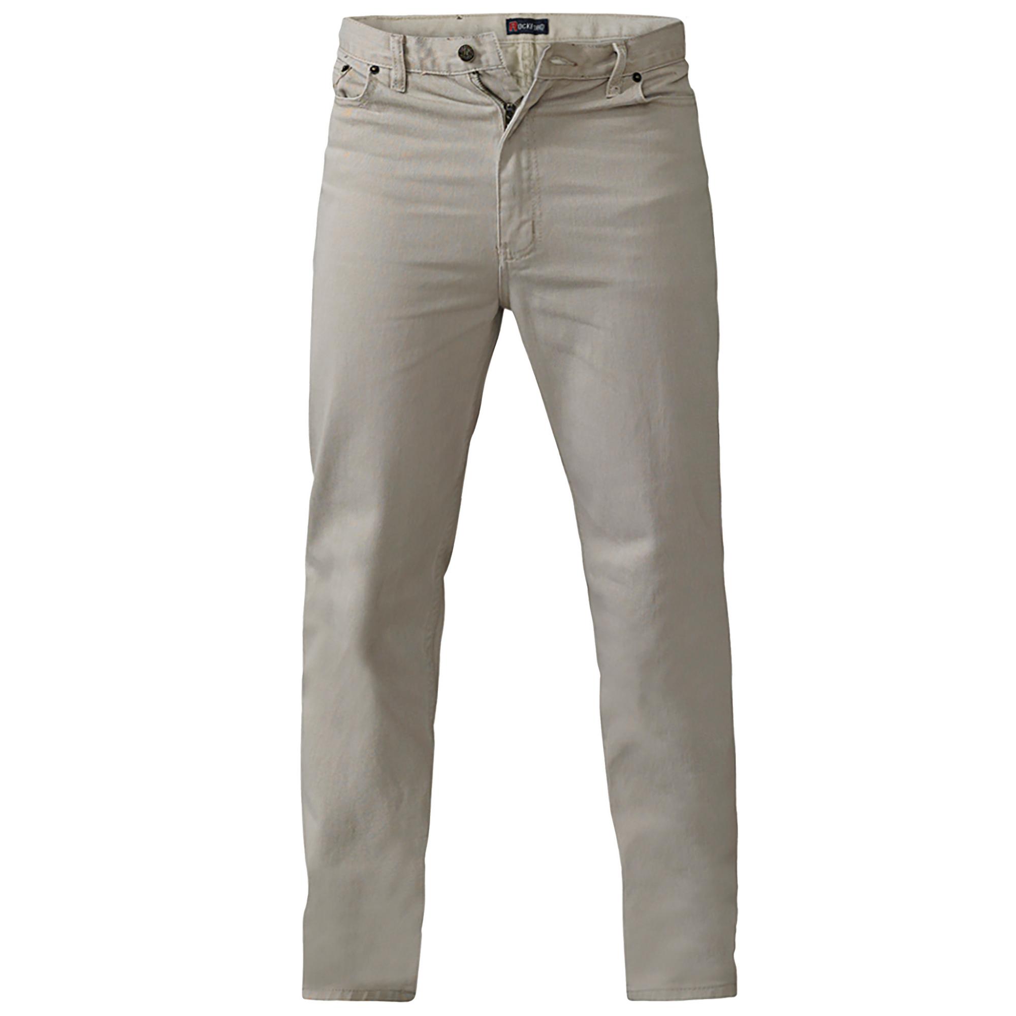Duke Heren D555 Rockford Comfort Kingsize Jeans 46R grijs