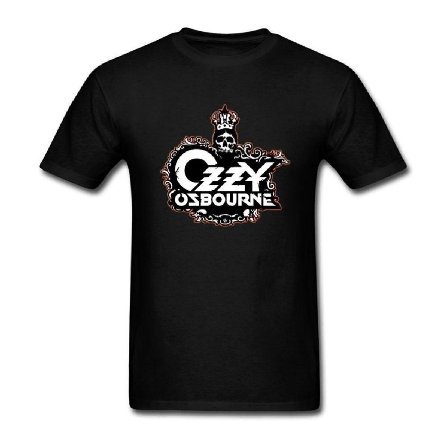 Мужская футболка AVERBILY с изображением английского певца Оззи Осборна Черная M S