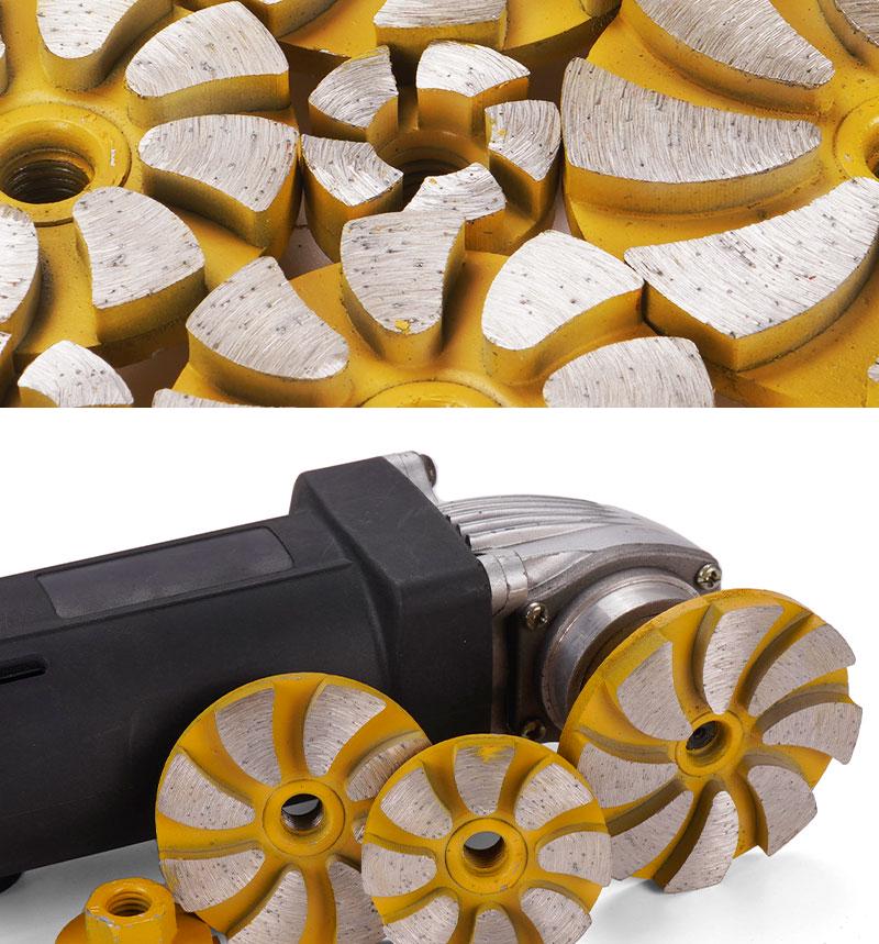 Diamond Stone Grinding Disc for Angle Grinders - Ideal for Cleaning, Shaping, and Leveling Surfaces