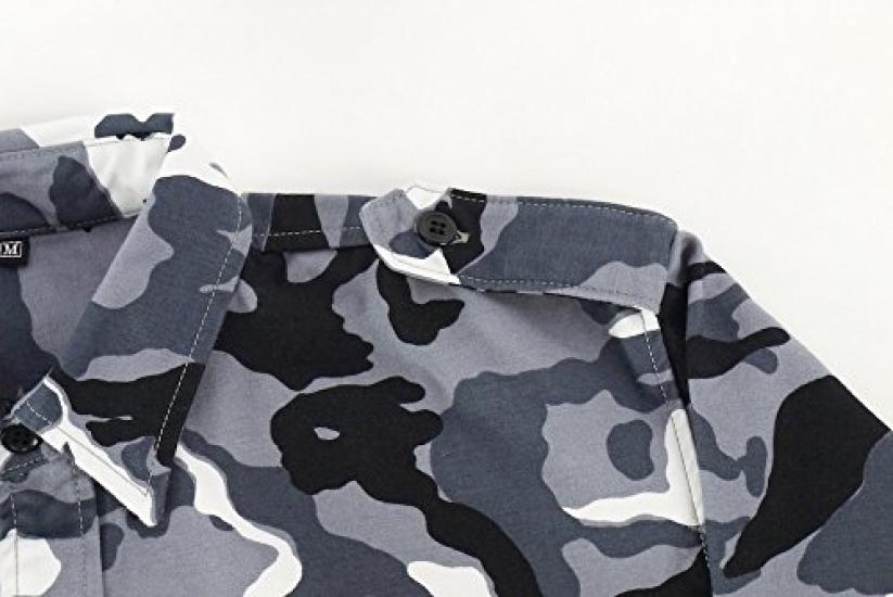 Series Tops Army Shirt Camouflage Green Camouflage Black and White Workwear Workwear Knickerbockers Construction Workwear Size 4L Camouflage Green