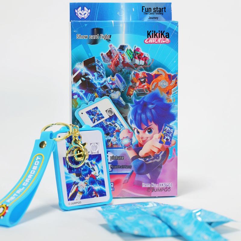 

Набор карточного бойца Кики Касюань: Ослепительно-синяя молния Пазл Хуажун Дао для детей