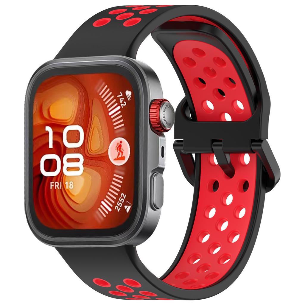 Atmungsaktives Silikonarmband für Huawei Watch Fit 4 3 4 Pro Sportarmband Austauschbares Armband für Huawei Watch Fit 4 Pro/4 Armband
