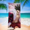 New Anime Character Printed Microfiber Beach Towel Quick Dry Water Absorbent Bath Towel