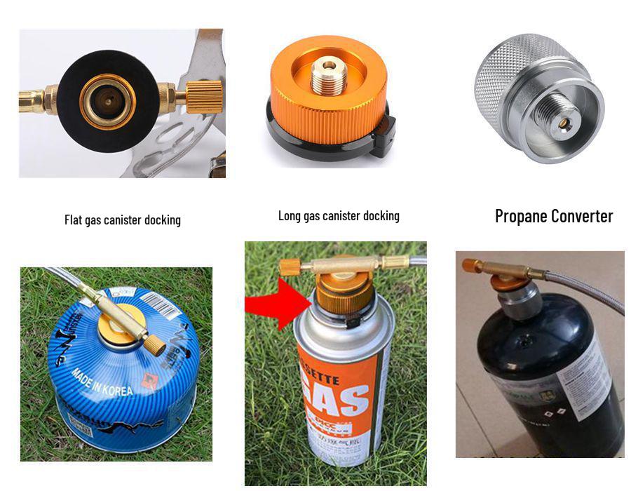 Outdoor Windproof Portable Camping Stove - High Mountain Fire Split Gas Burner