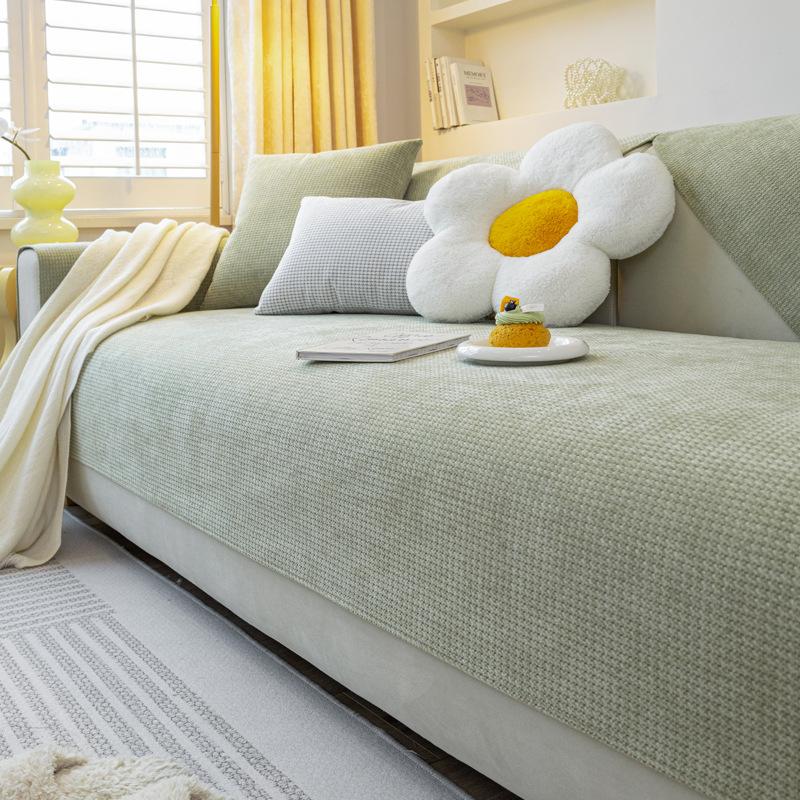 Chenille Sofa Cushion, Universal for All Seasons, Simple Modern Anti-slip Cushion, New Sofa Cover Cover