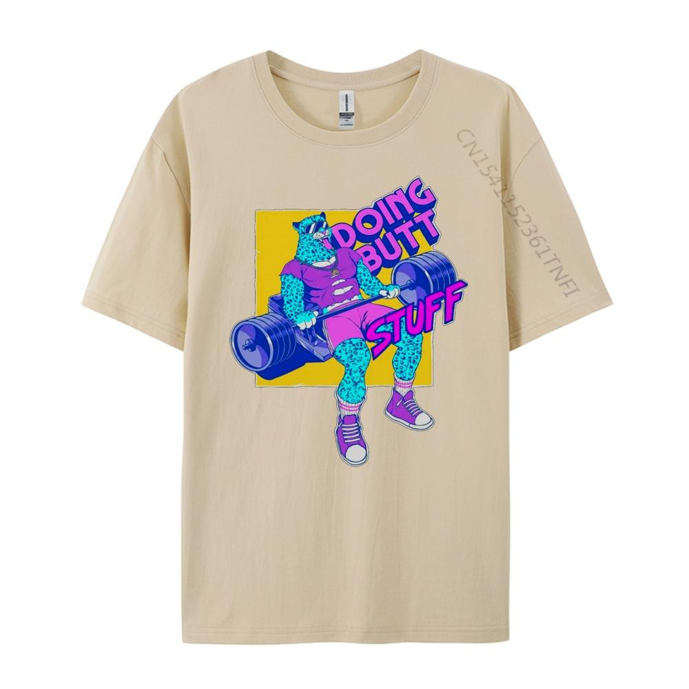 Funny Doing Stuff Workout Bodybuilding Fitness Gym Muscle Men T Shirts High Quality Mens Breathable Oversized Tops Plus Size