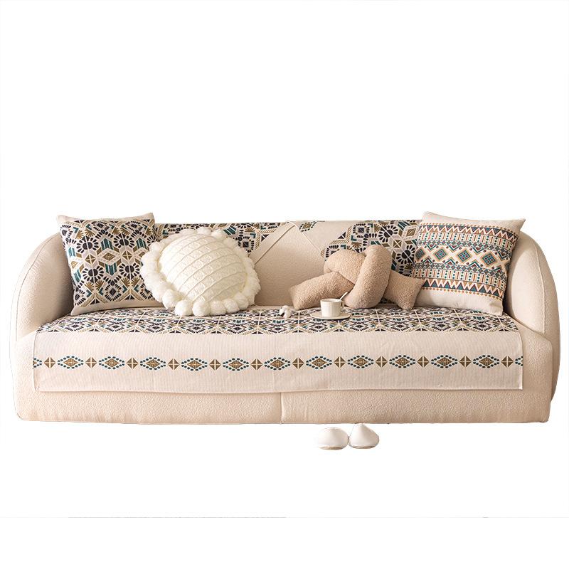 Verdicktes Sofakissen aus Baumwolle und Leinen für alle vier Jahreszeiten. Universalkissen, Sofabezug, Bezug, Rückentuch für den Sommer.