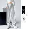 Women's High Waist Wide-Leg Sweatpants: 2025 American Spring/Autumn Style Joggers