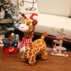 Cartoon Cute Christmas Deer Giraffe Doll Plush Toy Elk Sika Deer Doll Children Soothing Doll