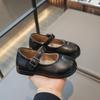 Korean Style Children's Shoe for Girl  Fashion Spring Non-slip Kids Leather Shoe Causal Versatile Toddler Flats Single Shoes