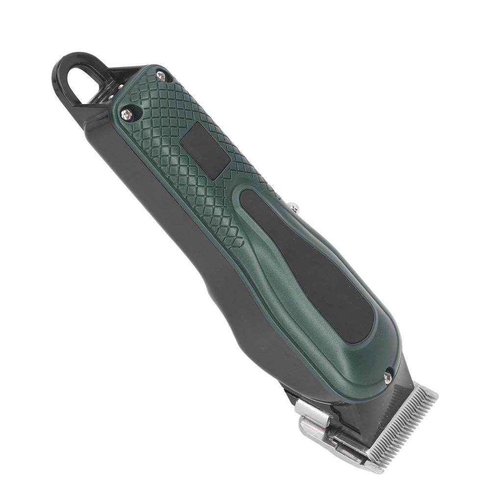 Electric Hair Trimmer Green Professional Cordless Hair Clipper for Barber Haircut Grooming