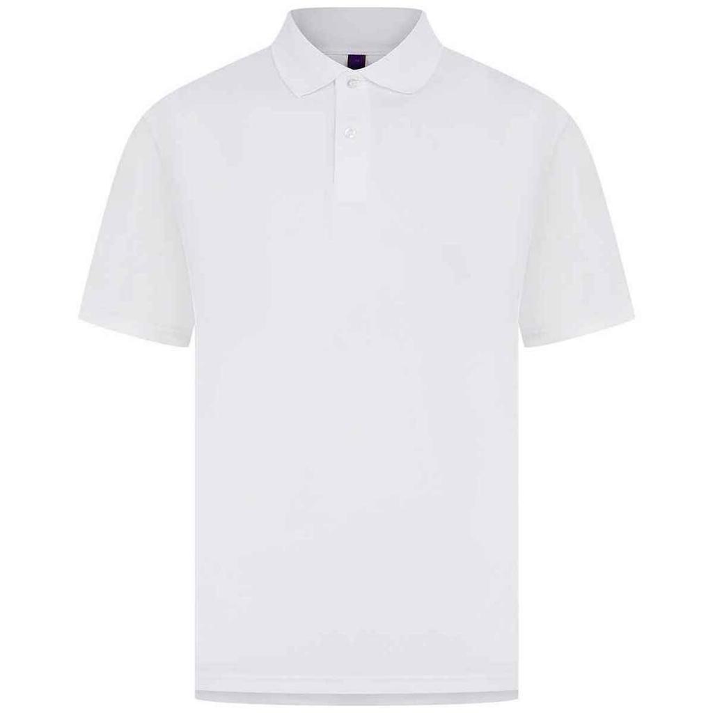 Henbury Mens CoolPlus Moisture Wicking Polo Shirt