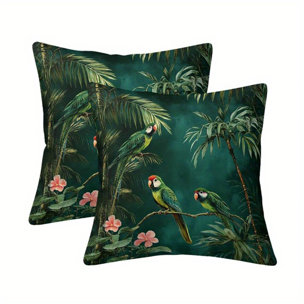 2D Flat-2pcs Assorted Watercolor Floral & Botanical Throw Pillow Covers Sofa chair cushion cover