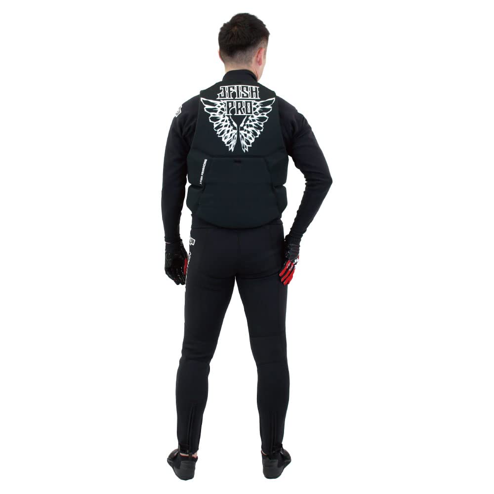 PRO Neo Vest M J-Fish Black/Black JNV-42224