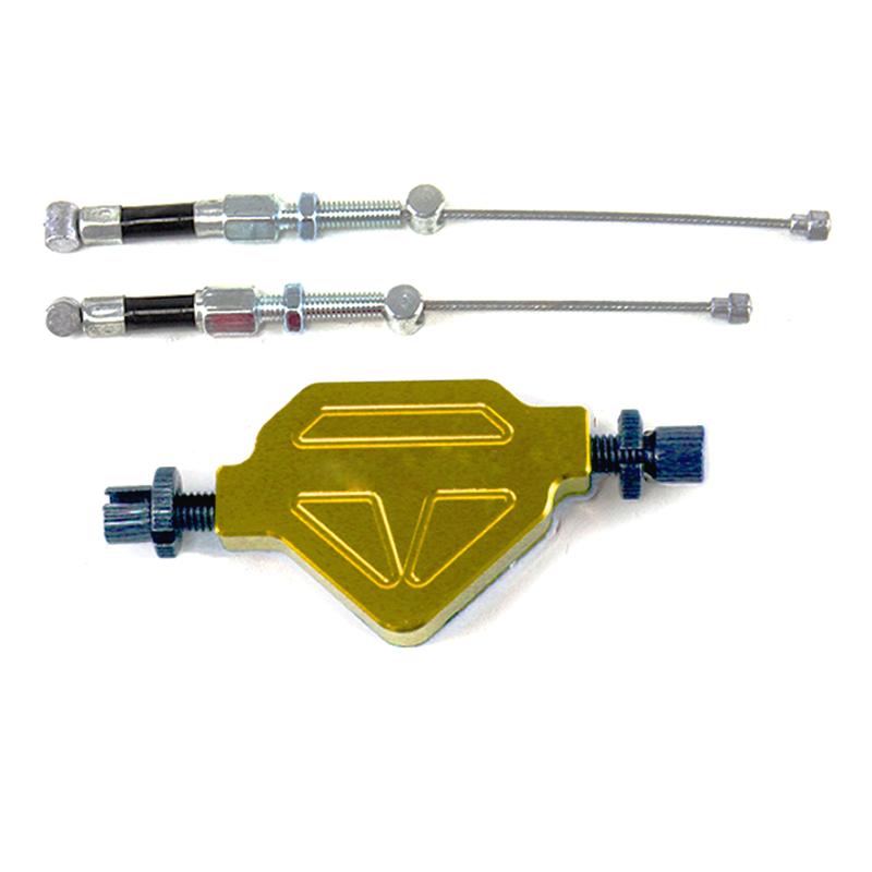 Motorcycle Easy Pull Clutch System Stunt Lever Pull Cable For KAWASAKI NINJA KX SUZUKI GSR GSXR Universal Off-road Dirt Pit Bike жёлтый