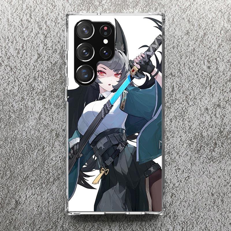 Hoshimi Miyabi Zenless Zone Zero ZZZ Print Soft Case for Samsung Galaxy S25 S24 S23 S22 Ultra S21 Plus S20 FE Phone Shell S10 +