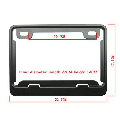 Cadre pentru plăcuțe de înmatriculare pentru motociclete Suport universal pentru plăcuțe de înmatriculare din aluminiu Accesorii pentru motociclete