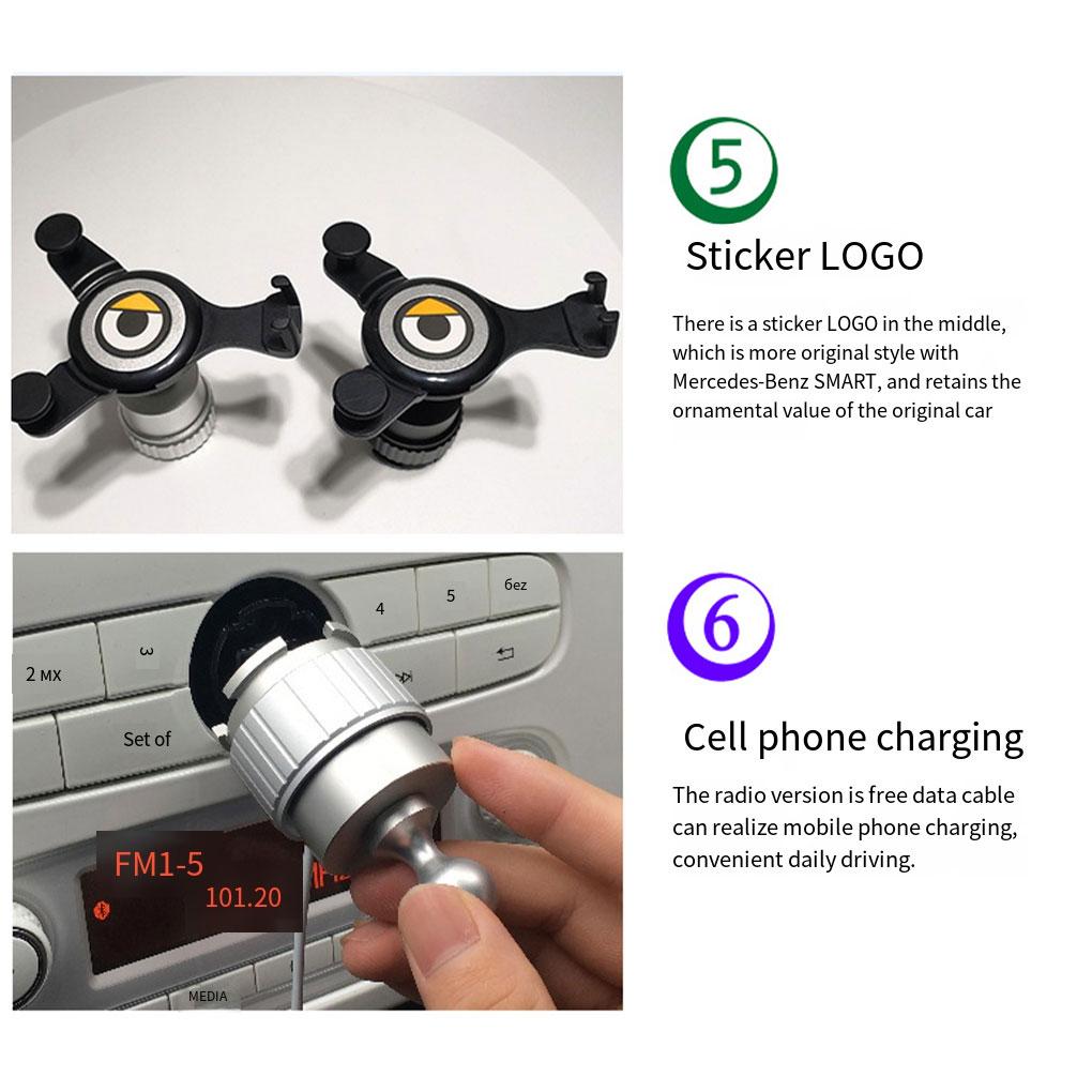 Car Mobile Phone Holder Vehicle 360-Degree Rotation Smartphone Bracket Gravity Linkage Cradle Automotive Automobile