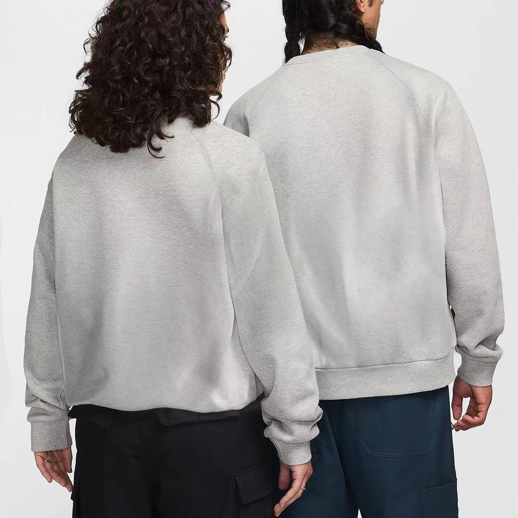 2024 Autumn/Winter Men's Heavyweight American Crewneck Sweatshirt - High Quality, Long Sleeve, Loose Fit