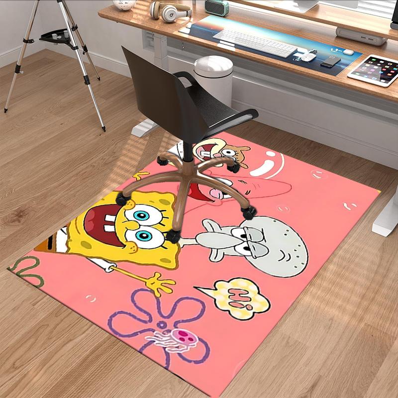 Spongebob Friends Adventure Carpet For Playroom Bedroom Living Room Sofa Home Decorkids Game Area Rug Nonslip Floor Mat