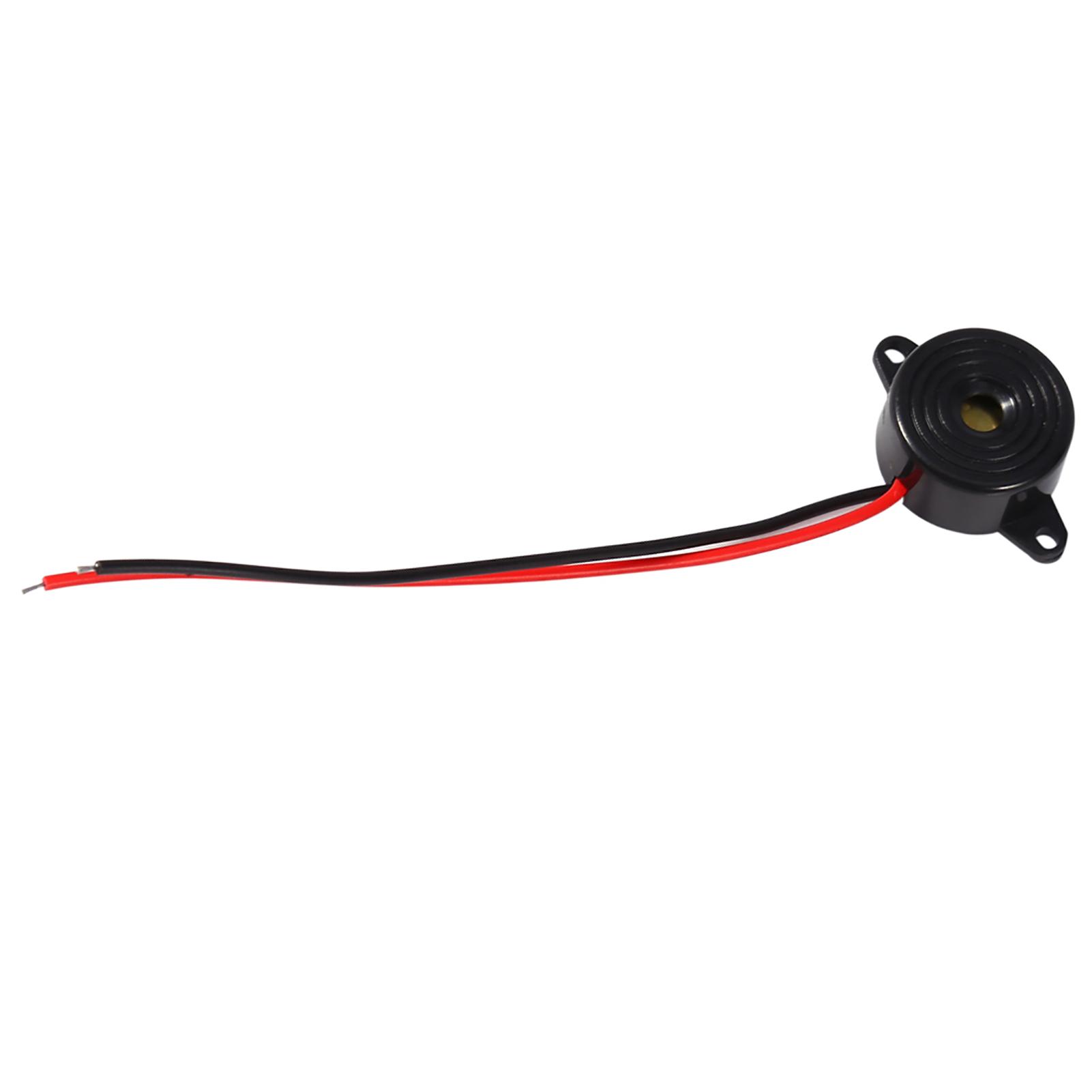 

3 24В Пьезоэлектрический Звуковой Сигнал Тревоги Непрерывный Звук Длина Кабеля 100мм