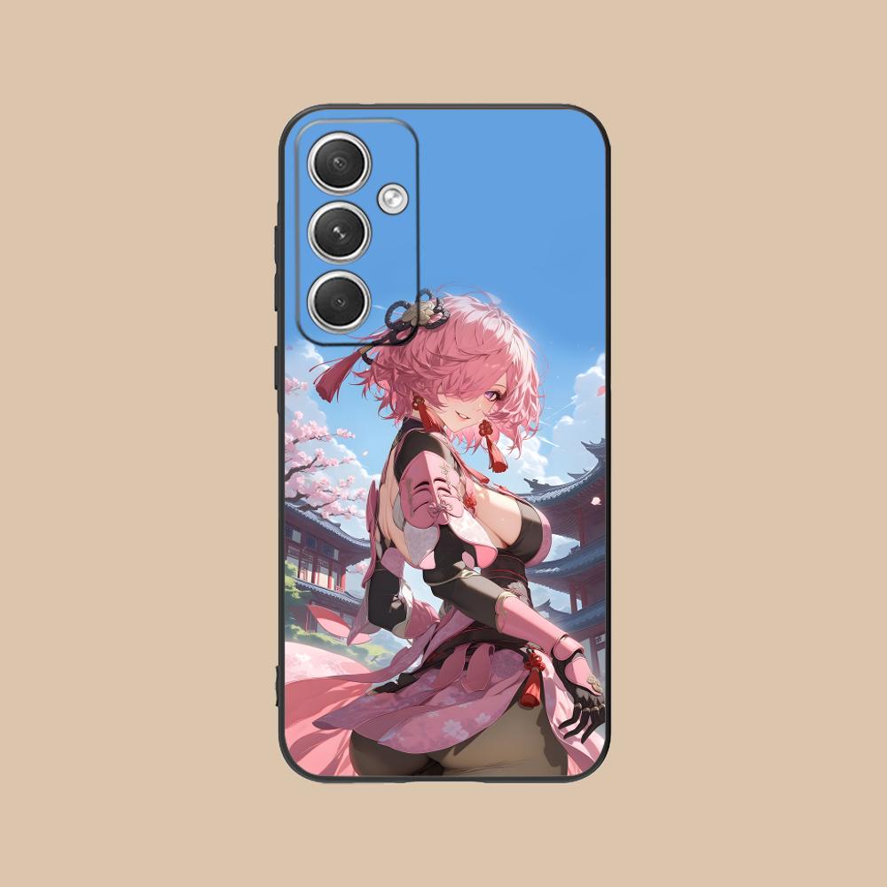 Wuthering Waves Taoqi Mobile Phone Case for Samsung Galaxy S25 S24 S23 S22 S21 S20 Note20 Plus FE Ultra Colorful Cover Luxury