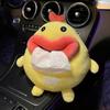 Cartoon Animals Cartoon Plush Car Tissue Box Plush Cartoon Car Hanging Paper Box  Seat Back