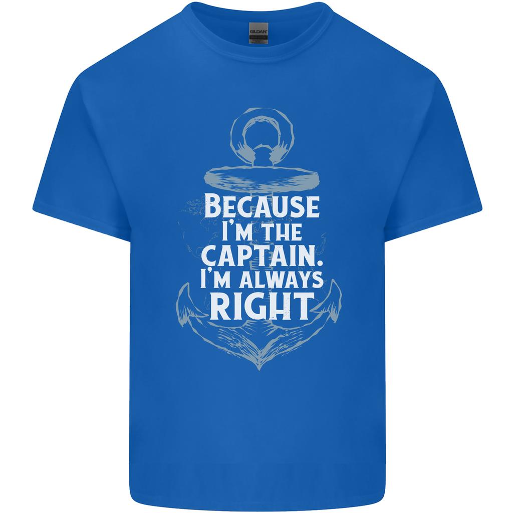 Sailing Captain Narrow Boat Barge Sailor Unisexs Light Cotton TShirt
