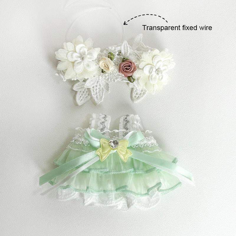 Одежда для кукол Sp Легкое плетение Серия Сад Для одежды Плюшевая кукла Платье принцессы Набор ожерелий Аксессуары для кукол