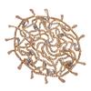 Fringed Rhinestones Hair Chain Shimmering Headwear For Comfortable Styles Great For Evening Event And Celebration