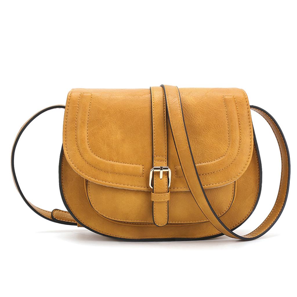 Crossbody Bags for Women Saddle Shoulder Purse and Boho Handbags with Strap Faux Leather CT20154E