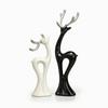 Ceramic Deer Figurines Minimalist Figurine Modern Decorative Figure for
