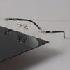Luxurious Square Frame Eyeglass Women Men Minimalist Transparent Eyeglasses Cool Clear Lens Design Frame Eyeglasses Oculos Glasses