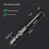 S2 Steel High Hardness 4mm Magnetic Phillips Electric Screwdriver Bit, Round Head.