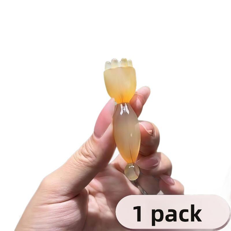 Three-pronged Tool, Goat Horn-shaped Small Lotus Seed Eye Massage Stick, Ball-shaped Acupoint Pen, Facial Beauty Stretching Rod