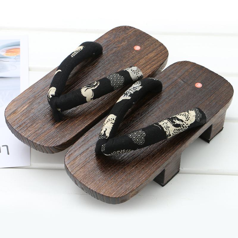 Mode Unisex Man Vrouw Paulownia Houten Japanse Traditionele Geta Klompen Man 2026 Ninja Cosplay Schoenen Slippers Buitensandalen 38-44