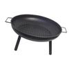 Fire Fireplace Round for Wood Burning Campfire Stand Backyard Camping Grilling Traveling
