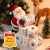 Langlebiges Weihnachtstoilettenpapier mit Weihnachtsmann-Aufdruck, Farbmuster, Weihnachtsbaum-Aufdruck, Weihnachtsmuster-Taschentuch, Küchenwerkzeug