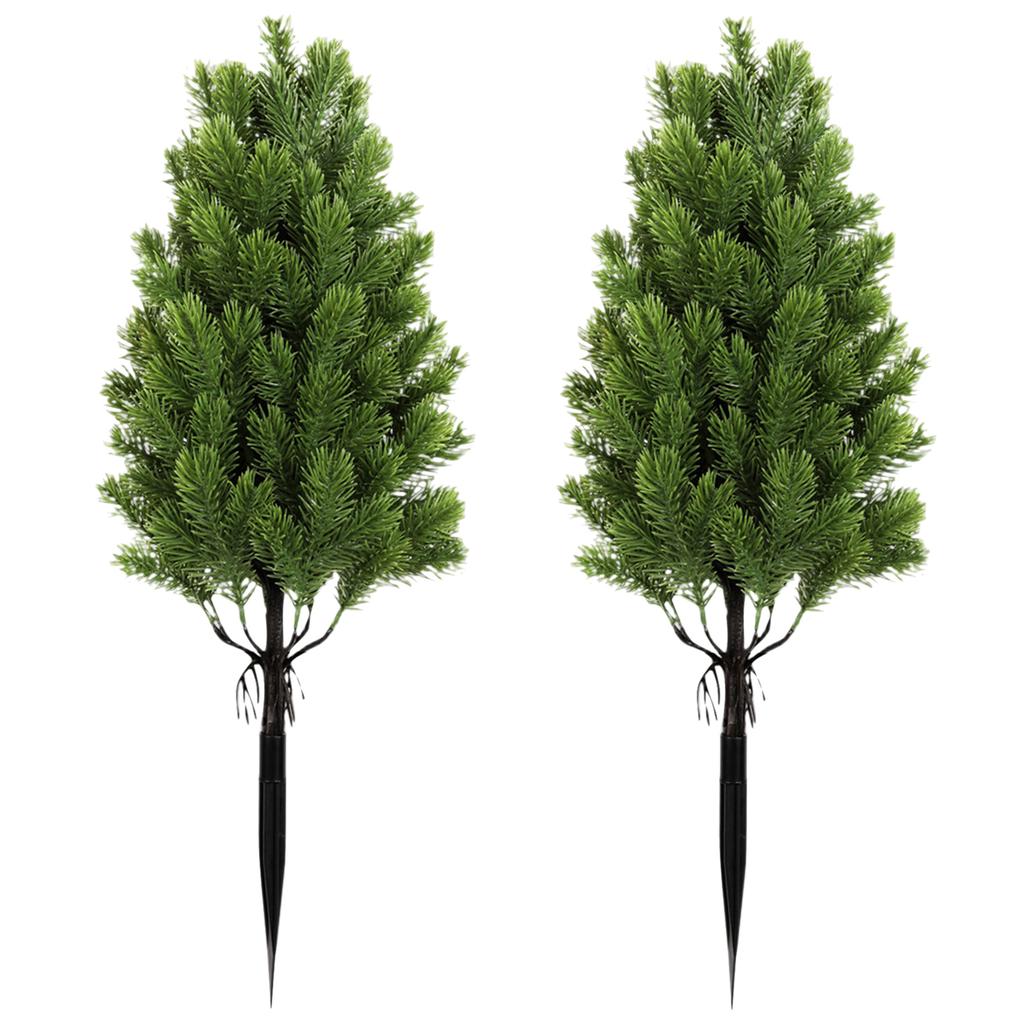 21.7in Artificial Cedar Topiary Tree For Indoor & Outdoor Decoration, UV Potted Shrubs For Front Door, Beautiful And Lifelike Tree