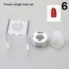 Diy Self-Made Handmade Handmade Craft Tool Lipstick Material Kit Small Sample Nozzle Empty Tube Silicone Aluminum Mold Lipstick