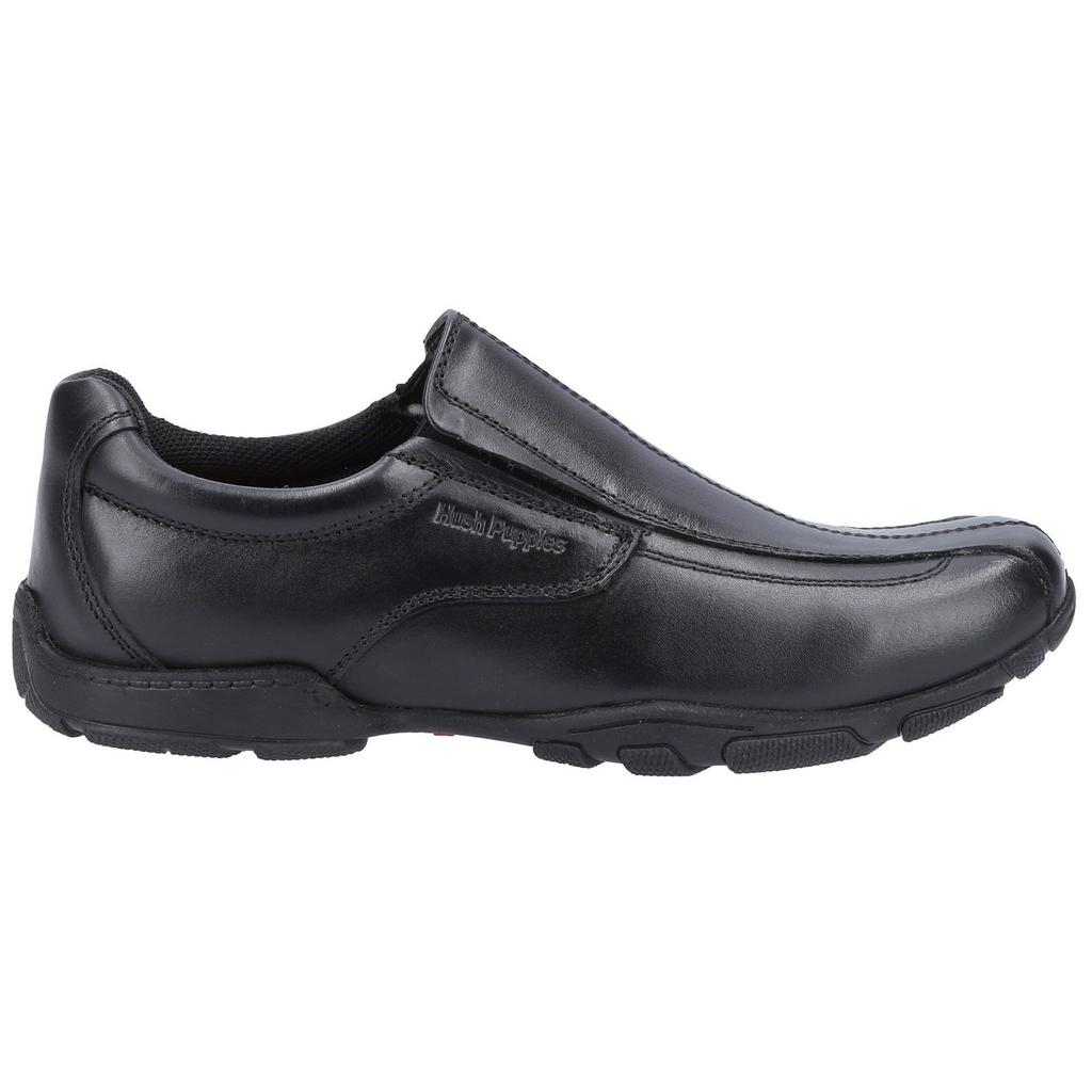 Hush Puppies Boys Elijah Leather School Shoes