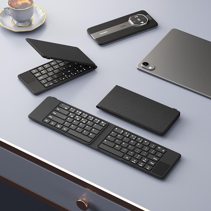 BOW HB168 Folding Bluetooth Keyboard for HUAWEI Mate X3 with Smart Touch, Supports Three Bluetooth Connections