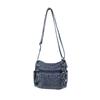 Single Shoulder Bag, Travel Crossbody Bag, Denim Fabric, Retro and Simple, Casual and Lightweight Bag