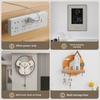 Traceless Punch-Free Sticky Hook: Strong, Multifunctional Acrylic Snap Buckle for Bathroom & Kitchen