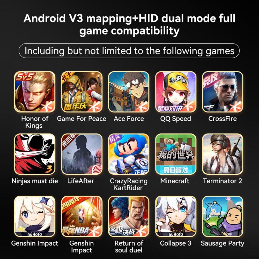 D6 for Android / iOS / Wins Wireless Controller Wireless Gamepad for PS4 Switch PC